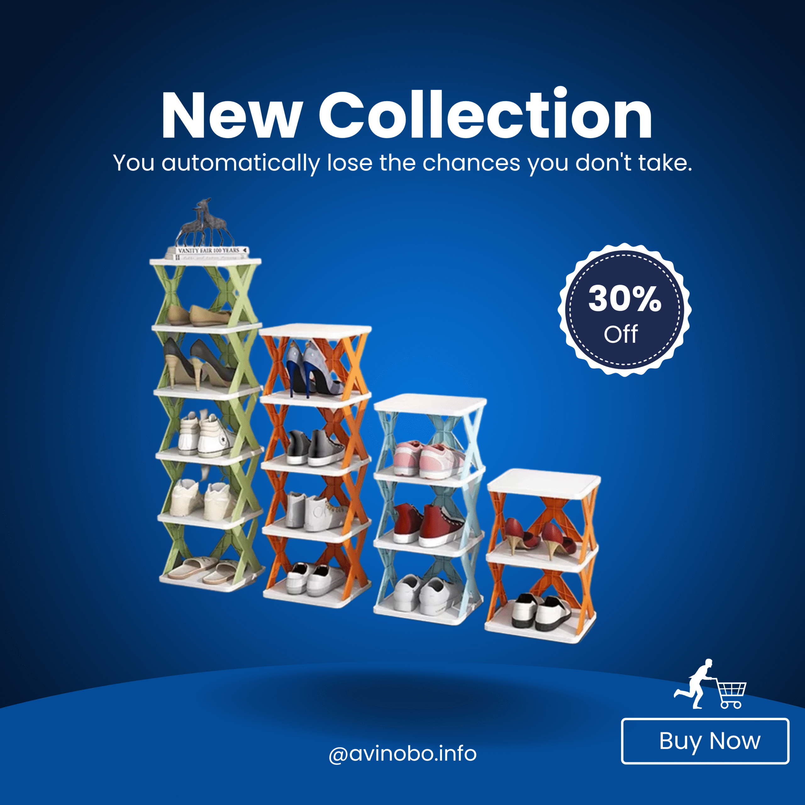5 Layer shoe rack